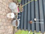 Zinken emmers/bakken, Tuin en Terras, Ophalen, Overige materialen, Gebruikt, Minder dan 60 cm