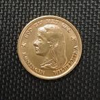 1897 10Gulden Koningin Wilhelmina tientje Doublé goud naslag, Verzenden, Goud, Koningin Wilhelmina, Losse munt