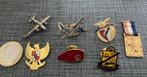 Pins - Vliegtuig Baret S.L.B. Waterloo ++ 7 verschillende, Verzamelen, Speldjes, Pins en Buttons, Ophalen, Zo goed als nieuw, Overige onderwerpen