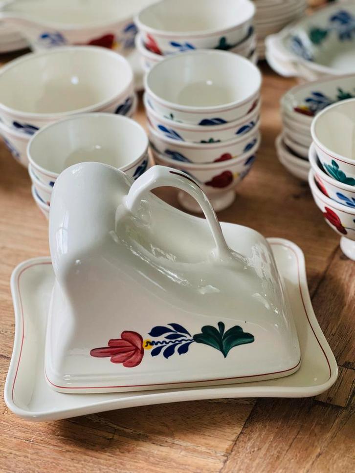 Boerenbont Kaasstolp - Puntgaaf!, Huis en Inrichting, Keuken | Servies, Zo goed als nieuw, Overige typen, Boerenbont, Aardewerk