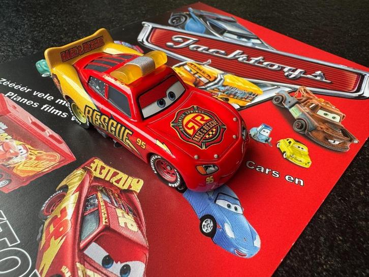 Cars Disney Pixar Race & Rescue Lightning McQueen, Kinderen en Baby's, Speelgoed | Speelgoedvoertuigen, Nieuw, Ophalen of Verzenden