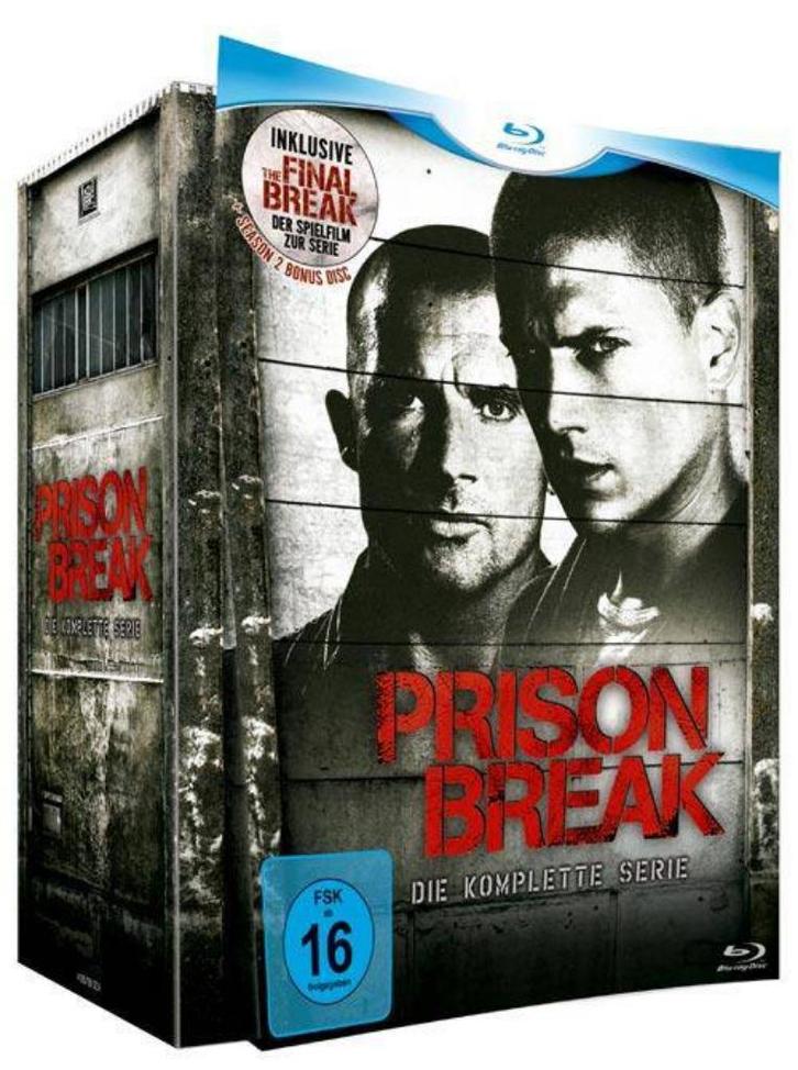 Prison Break - Die komplette Serie, Inkl The Final Break NW, Cd's en Dvd's, Blu-ray, Nieuw in verpakking, Actie, Ophalen of Verzenden