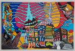 Schilderij abstract popart graffiti, Ophalen