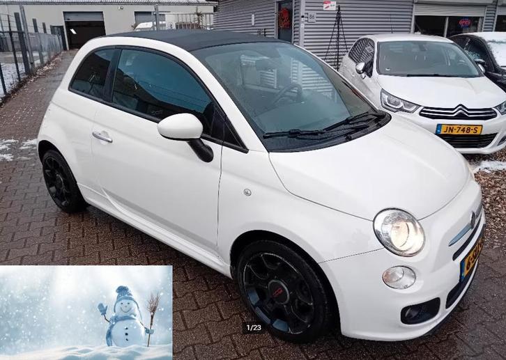 Fiat 500C 0.9 85pk Turbo Twinair BJ2013 CABRIOLET, Auto's, Fiat, Bedrijf, 500C, ABS, Airbags, Airconditioning, Boordcomputer, Centrale vergrendeling