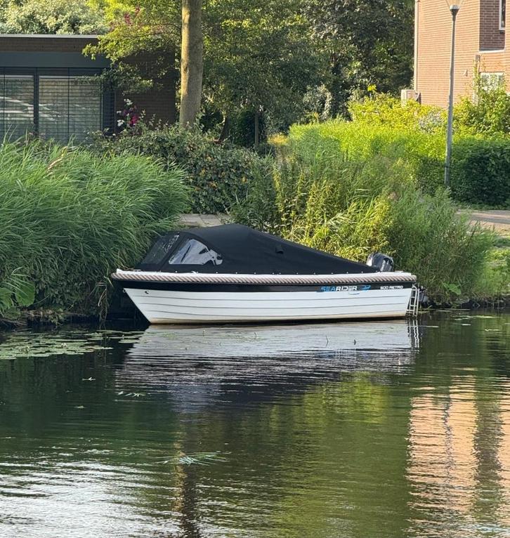 Searider 500 sloep/boot + trailer – zo goed als nieuw, Watersport en Boten, Bootonderdelen, Zo goed als nieuw, Motorboot, Ophalen
