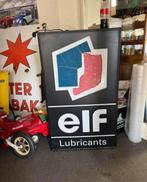 Vintage Elf Lubricants Lichtbak / Reclamebord, Verzamelen, Ophalen, Gebruikt, ., Lichtbak of (neon) lamp