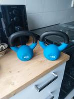 Kettlebell 4 Kg Blauw gecoat, Ophalen of Verzenden, Nieuw, Benen, Kettlebell
