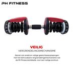 PH Fitness Verstelbare Dumbbells Set 24KG - NIEUW - 2 STUKS, Dumbbell, PH Fitness, Nieuw, Ophalen of Verzenden