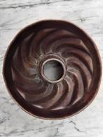 5) Vintage koperen tulband cake bakvorm puddingvorm, Gebruikt, Ophalen of Verzenden