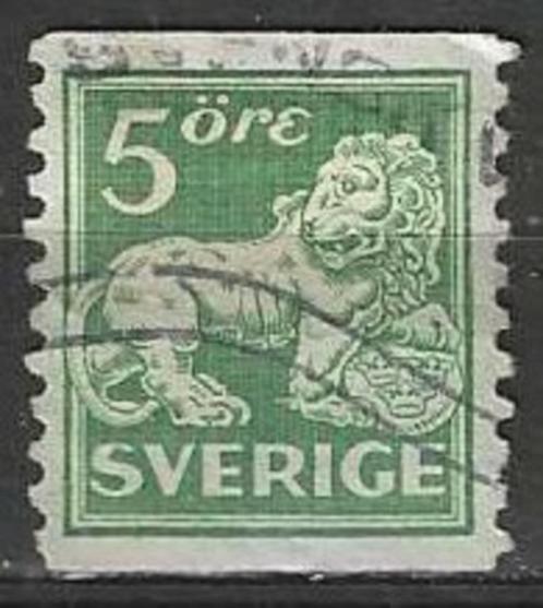 Zweden 1920/1924 - Yvert 123 - Gestyleerde leeuw (ST), Postzegels en Munten, Postzegels | Europa | Scandinavië, Gestempeld, Zweden