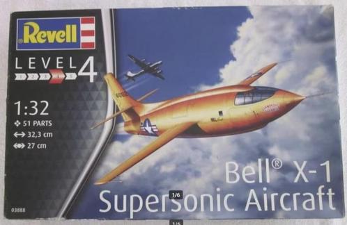 Revell Bell X-1 Supersonic Aircraft schaal 1:32 ongebouwd ., Hobby en Vrije tijd, Modelbouw | Vliegtuigen en Helikopters, Nieuw