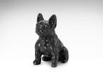Franse Bulldog in zwart glasmozaïek Frenchie design object, Ophalen of Verzenden