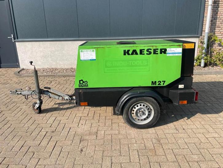 Kaeser M27 Kubota 2,7 m3 / min 7 Bar 18 kW Mobiele Silent Di, Zakelijke goederen, Machines en Bouw | Pompen en Compressoren, Ophalen of Verzenden