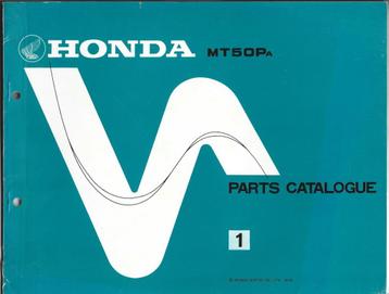 Honda MT50 parts list onderdelenboek (3196z) bromfiets beschikbaar voor biedingen