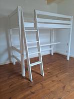 Hoogslaper hout met bureau, Ophalen, Gebruikt, Hoogslaper