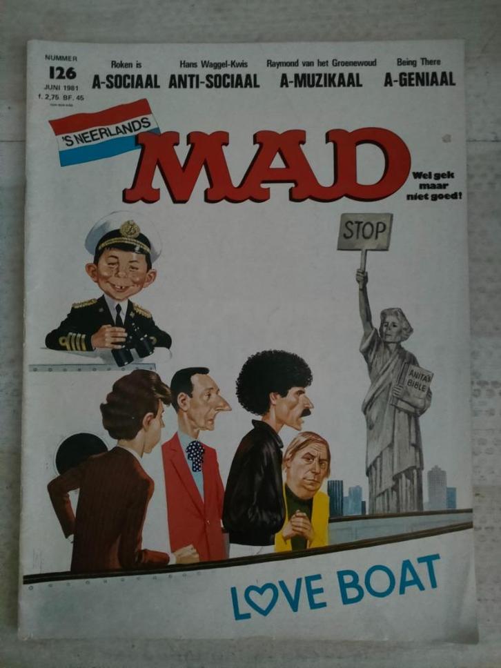 MAD tijdschrift, Boeken, Stripboeken, Gelezen, Meerdere stripboeken, Ophalen of Verzenden