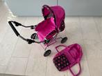 Poppenwagen met draagzak, Ophalen, Zo goed als nieuw, Babypop