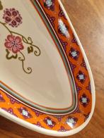 Prachtige Keramische Vintage Ovale Schaal / Stokbroodschaal, Ophalen of Verzenden, Rechthoekig, Porselein of Keramiek, Schaal