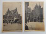 2 x antieke ansichtkaart enkhuizen. Westerkerk en de waag., Ophalen, 1920 tot 1940, Ongelopen, Noord-Holland