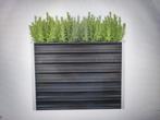 Plantenbak verhoogd 100x40x77 cm gegalvaniseerd staal antrac, Ophalen of Verzenden, Nieuw, Metaal, Tuin