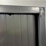 Gispen Meta Roldeurkast Zilvergrijs Deuren H195xB120xD47 B-k, Gebruikt, 100 tot 150 cm, Ophalen of Verzenden, Met slot