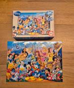 Disney Puzzel - 100 stukjes, Zo goed als nieuw, Van hout, 4 tot 6 jaar, Meer dan 50 stukjes