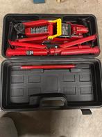 Krik met assteunen - Hydraulische rolkrik 2000 kg, Ophalen, Gebruikt, Hydraulisch, Garagekrik