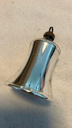 Vintage antieke kerstbal, klokje feathertree zilver, Diversen, Kerst, Ophalen of Verzenden