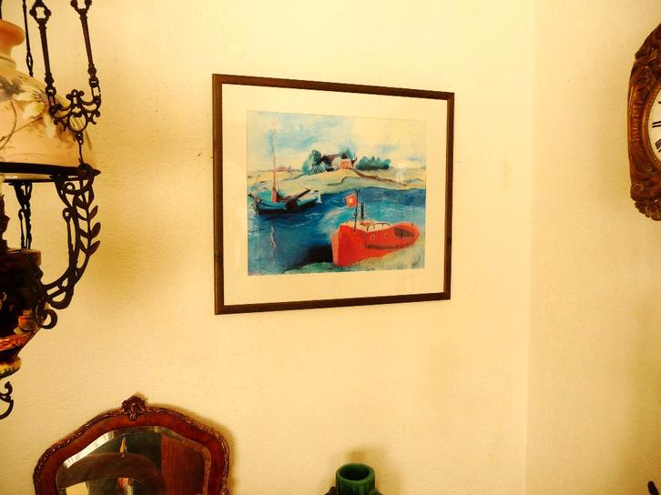 Mooi koppermaandagprent Jan Wiegers, Antiek en Kunst, Kunst | Schilderijen | Klassiek, Ophalen of Verzenden