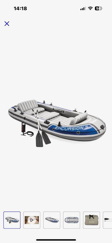 Grote 5 persoons opblaasboot ‘Intex excursion 5’ beschikbaar voor biedingen