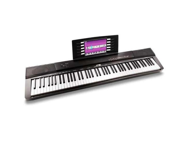MAX KB6 digitale piano 88 toetsen en sustainpedaal, Muziek en Instrumenten, Piano's, Zo goed als nieuw, Piano, Zwart, Digitaal