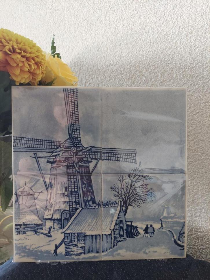 Antiek Delft blauw tegels vintage, Antiek en Kunst, Antiek | Wandborden en Tegels, Verzenden