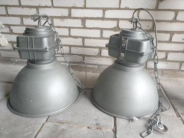 Industriële hanglampen (2 stuks) - Stoer & Stijlvol! beschikbaar voor biedingen