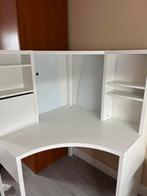 MICKE IKEA hoekbureau wit, Huis en Inrichting, Ophalen, Gebruikt, Bureau