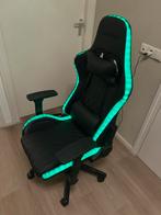 JYSK Gaming/Bureaustoel met LED Verlichting, Huis en Inrichting, Ophalen, Gebruikt, Zwart, Gaming bureaustoel