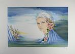 Pierre Paul Bertin - Fleurs au Cheveux - Litho Handgesign., Antiek en Kunst, Ophalen of Verzenden