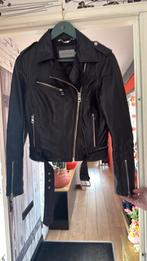 Lederen Jack Calvin Klein - Damesjack - Maat S, Ophalen of Verzenden, Zo goed als nieuw, Maat 36 (S), Zwart