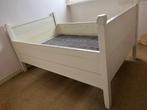 vintage ledikant - twijfelaar + matrasbodem, Huis en Inrichting, Slaapkamer | Matrassen en Bedbodems, Ophalen, Gebruikt, Twijfelaar