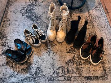5 paar schoenen dames en heren beschikbaar voor biedingen