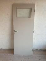 Linksdraaiende Binnendeur met glas 78cm x 201,50 cm, Doe-het-zelf en Verbouw, Ophalen, Binnendeur, 200 tot 215 cm, Glas