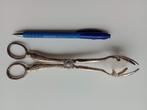 Vintage verzilverde serveertang, Antiek en Kunst, Ophalen of Verzenden