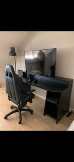 Gaming stoel en bureau combinatie, Huis en Inrichting, Ophalen, Gebruikt, Zwart, Bureaustoel