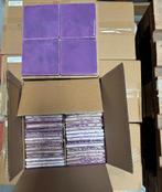 7m2 ambachtelijke 10x10 cm tegels tegeltjes paars, Ophalen, Nieuw, Minder dan 20 cm, Minder dan 20 cm