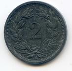 Zwitserland 2 Rappen 1944 Zink, Ophalen of Verzenden, Overige landen
