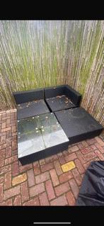Hoek tuinset met tafeltje - zonder kussens, Tuin en Terras, Tuinsets en Loungesets, Ophalen, 4 zitplaatsen, Kunststof, Gebruikt