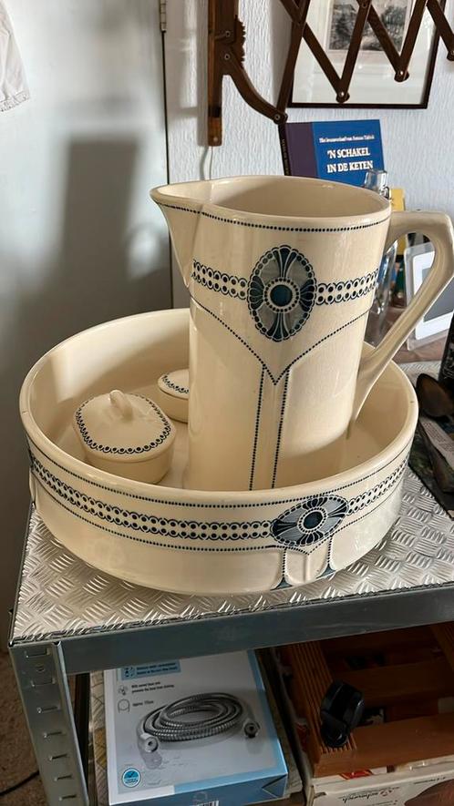 Oud lampetstel art deco, Antiek en Kunst, Antiek | Keramiek en Aardewerk, Ophalen
