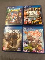 4 spellen PS4, Spelcomputers en Games, Games | Sony PlayStation 4, 1 speler, Verzenden, Zo goed als nieuw, Overige genres