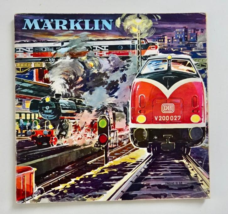 Marklin Catalogus 1962-1963, Hobby en Vrije tijd, Modeltreinen | H0, Zo goed als nieuw, Boek, Tijdschrift of Catalogus, Wisselstroom