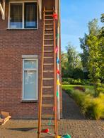 Lange houten ladder, Doe-het-zelf en Verbouw, Ladders en Trappen, Ophalen, Gebruikt, 2 tot 4 meter