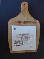 RET tegel in kaasplank bij Schielandhuis, Verzamelen, Spoorwegen en Tramwegen, Ophalen of Verzenden, Gebruikt, Tram, Overige typen